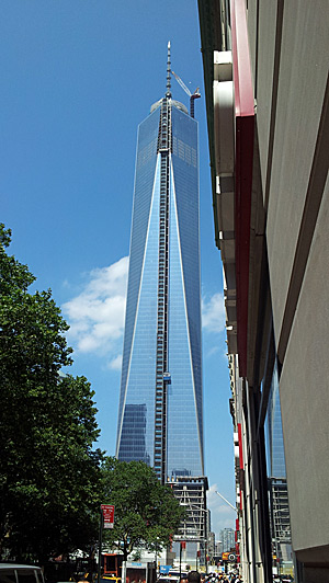 Freedom-Tower rakennettiin World Trade Centerin tornien paikalle.